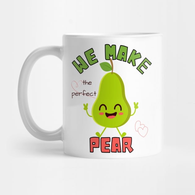 Punny Love: Cartoon Pear Perfection by Toonstruction